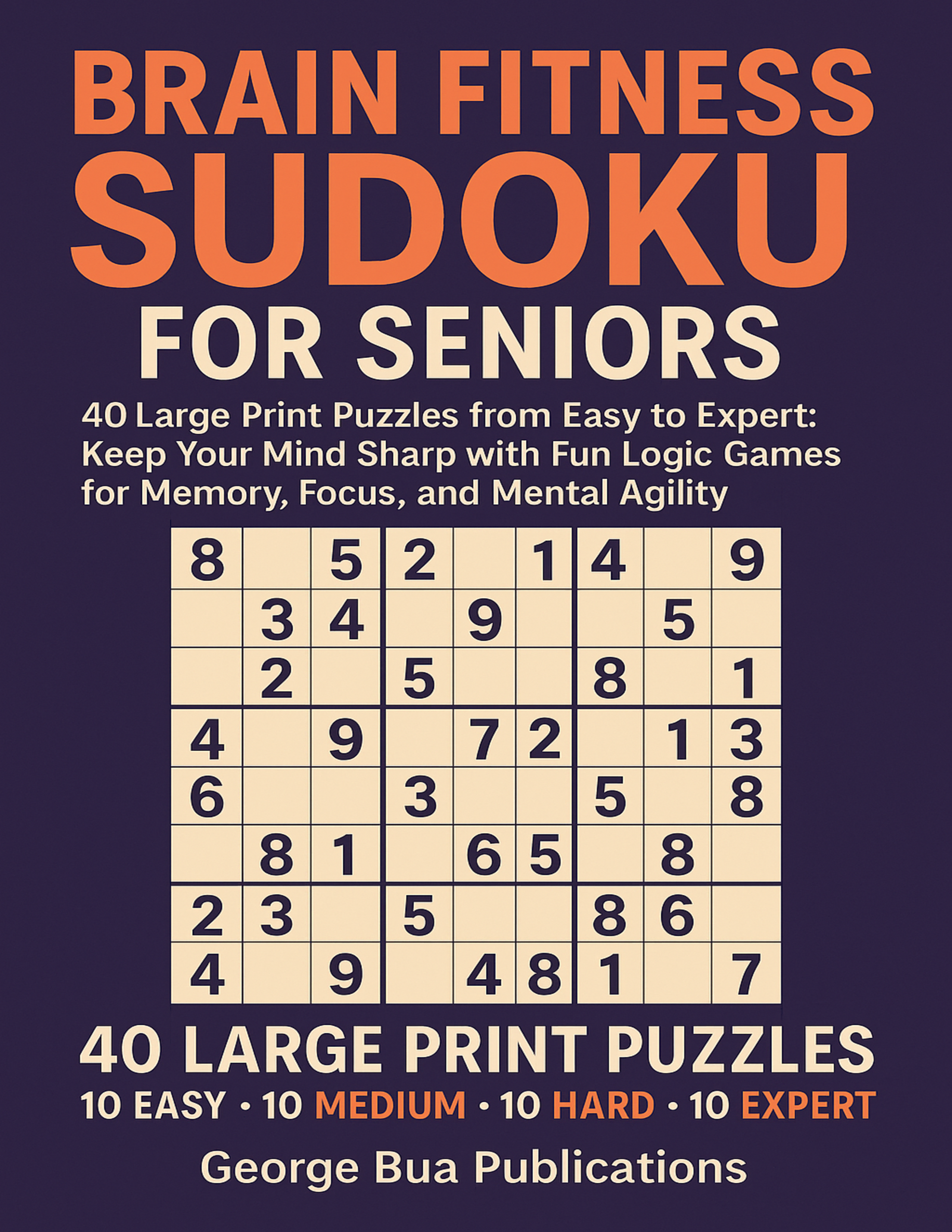 Brain Fitness Sudoku for Seniors